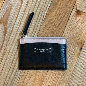 Kate Spade Black and Pink Card Wallet